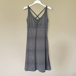 Prana Athletic Dress Women L Rebecca Black White Outdoor Athleisure Strappy
